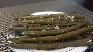 Green Bean Pickles مخلل الفاصوليا الخضراء أواللوبياء، وصفة صحية للرجيم طرشي [upl. by Huggins]