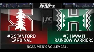 Hawaii Mens Volleyball UH vs Standford 2924 [upl. by Cicily]