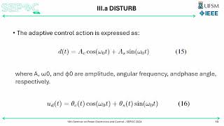 Adaptive ProportionalResonant Current Control applied to GridConnected Converters using L Filter [upl. by Cecil564]