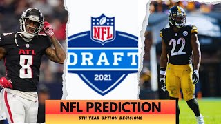 Predicting 5thYear Option Decisions on 2021 NFL Draft Class [upl. by Amir]