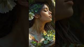 Dryad Tree Spirits amp Gaia  Nature Bird Sounds Soothing Harp Peaceful Relaxing Music [upl. by Sicular279]