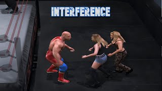 Kurt Angle vs Trish Stratus  Bad Blood  TLC  Stacy Keibler  Mixed  WWE Smackdown vs Raw [upl. by Eniamahs183]