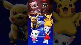 Scary Pikachu 🆚 Scary Talking Tom 🆚 Blippi Exe 🆚 Rainbow Friends ▶️ Coffin Dance  Tiles Hop shorts [upl. by Eannej]