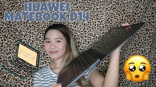 HUAWEI MATEBOOK D14 Unboxing Pang Online Class [upl. by Vi]