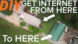 How To get Internet From a House To Outbuildings Barn Studio Office Setting Up a Wifi Bridge [upl. by Bonis902]