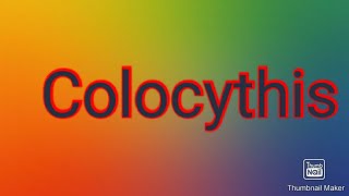 Colocythiscolocynth colic best remedy  homeopathic medicine [upl. by Aro]