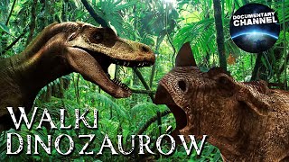 Walki Dinozaurów Albertozaur kontra Pachyrinozaur  Animowana walka dinozaurów  HD  Dinofight [upl. by Ahseek45]