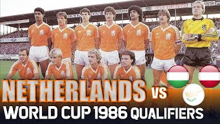 NETHERLANDS 🇳🇱 World Cup 1986 Qualification All Matches Highlights  Road to Mexico [upl. by Codee828]