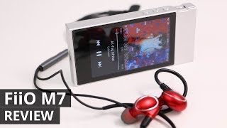 FiiO M7 HiRES portable audio player REVIEW  WAVMP3FLACDSD128 [upl. by Lauder]