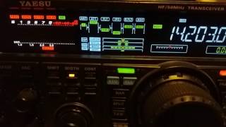 Icom Ic 7600 vs Yaesu FT950  PY6RT [upl. by Eisiam92]