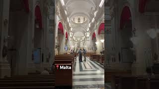 The Feast Season in Mellieha Malta with fireworks everyday travel malta [upl. by Eidas]