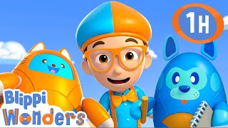 Blippi Wonders  ALL OF SEASON 1  Blippi Animated Series  Educational Cartoons for Kids  Toys [upl. by Mccafferty]