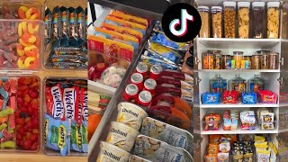 ASMR ChipsChocolates and Snacks DrawerPantry Restock and Refill TikTok Compilation [upl. by Adamina]