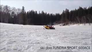 2012 skidoo TUNDRA SPORT 600ACE [upl. by Rickie]