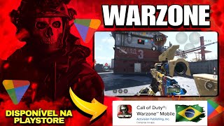 JA DISPONIVELLLL NA PLAYSTORE DO BRASIL WARZONE MOBILE ATUALIZOU CONFERINDO O GAME [upl. by Ekusuy]