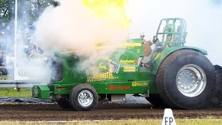 John Deere Pulling Team season 2021 w John Deere 8520  Tractor Pulling Denmark [upl. by Holtz842]