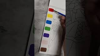 Water Colouring Book Colours Painting Art Work Trending Shorts Ytshorts Subscribe ♥️ [upl. by Nee135]