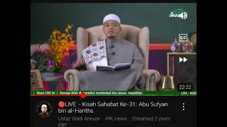 Masya Allah Sedutan Kisah sahabat Part 1Saidina Abu Sufian Al Harith kisahabusufianalharith uwa [upl. by Odlanra]