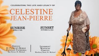 Celebrating the Life and Legacy of Celestine JeanPierre [upl. by Airotna761]