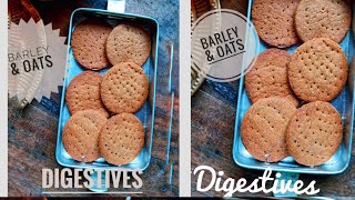 Digestives Biscuits Recipe Healthy Barley Flour Cookies in Air Fryer howtomakecookies [upl. by Mcleod929]