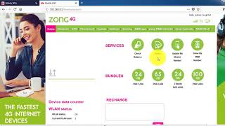 How to Check Remaining MBs in Zong 4G Device [upl. by Anoek]