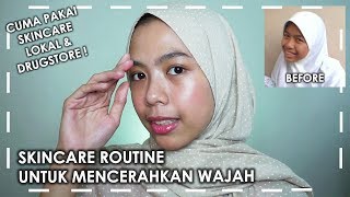 Skincare Routine untuk Mencerahkan Wajah Anti Kusam  Lokal amp Drugstore  Envygreen Hadalabo Indo [upl. by Parker858]