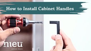 Easy DIY Installing Cabinet Knobs amp Handles Like A Pro [upl. by Hite]