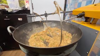 Indias First Automatic Egg Fried Rice Making  Indian Street Food [upl. by Monetta]