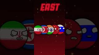 west vs east countryballs [upl. by Eeladnerb]