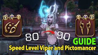 FFXIV Viper amp Pictomancer RAPID LEVELING Tips amp Tricks [upl. by Oinimreh268]