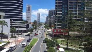 The monorail going from Jupiters Casino to Oasis Shopping Centre on the Gold Coast [upl. by Amsaj42]