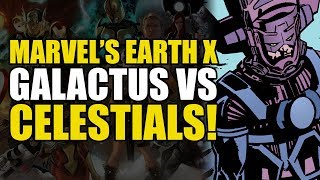 Galactus vs The Celestials Earth X Finale [upl. by Milford]