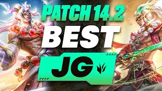 The BEST Junglers For Season 14 On Patch 142  All Ranks Tier List League of Legends [upl. by Akcebar]