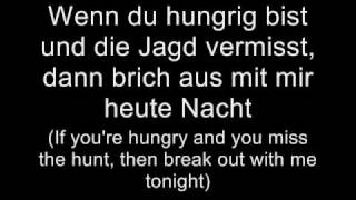 Oomph  Brich aus Lyrics w English Translation [upl. by Hepzi]