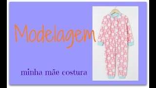 MODELANDO MACACÃO PIJAMA INFANTIL [upl. by Mundy]