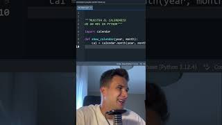 Crea el Calendario de un Mes en Python 📅🐍 [upl. by Robin800]