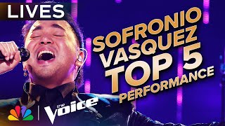 Sofronio Vasquez Performs quotUnstoppablequot By Sia  The Voice Finale  NBC [upl. by Tullius]