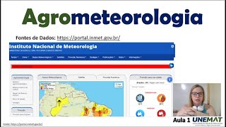 Agrometeorologia  Conceitos importância planejamento e tomada de decisões 33 [upl. by Ennaitak598]