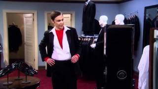 The Big Bang Theory  Sheldons new Suit 1080p [upl. by Arratoon]