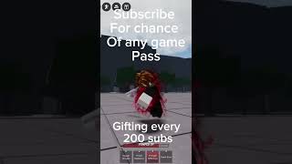 Subscribe for chance of free game pass grifting every 200 subs [upl. by Anurb]