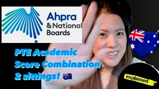 How to combine English exam scores for AHPRA registration AHPRA English PTE australia [upl. by Sinnelg]