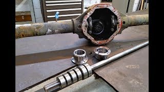 Machining an Axle Narrowing Kit for a Chrysler 9 14 Rear end [upl. by Asserrac367]