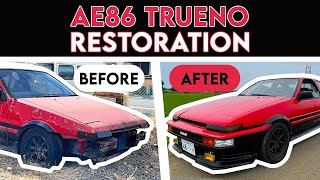 AE86 Trueno restoration project [upl. by Ecirtal677]