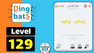 Dingbats Level 129 sgEg gEsg Walkthrough [upl. by Amethyst909]