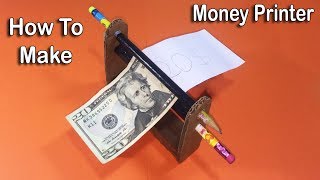 How to Make Money Printer Machine Magic  Easy Trick Life Hack [upl. by Ahsinor]