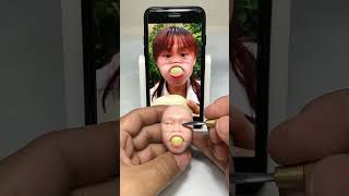 🤣diy clay clayart funny short [upl. by Milburr]