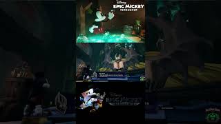 Mickey plays the Pipe Organ in Epic Mickey Rebrushed youtubeshorts [upl. by Mohorva748]