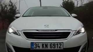 Yeni Peugeot 308 test sürüşü  yorum  izlenim [upl. by Merta705]