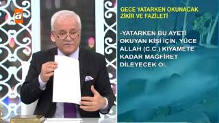 Gece yatarken okunacak dua  Nihat Hatipoğlu ile Dosta Doğru 148 Bölüm  atv [upl. by Cahn]