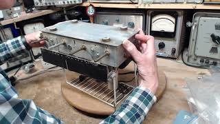 Viking Model E1 4526Z Tube Radio Video 1  Checkout and Power Up [upl. by Cynthla]